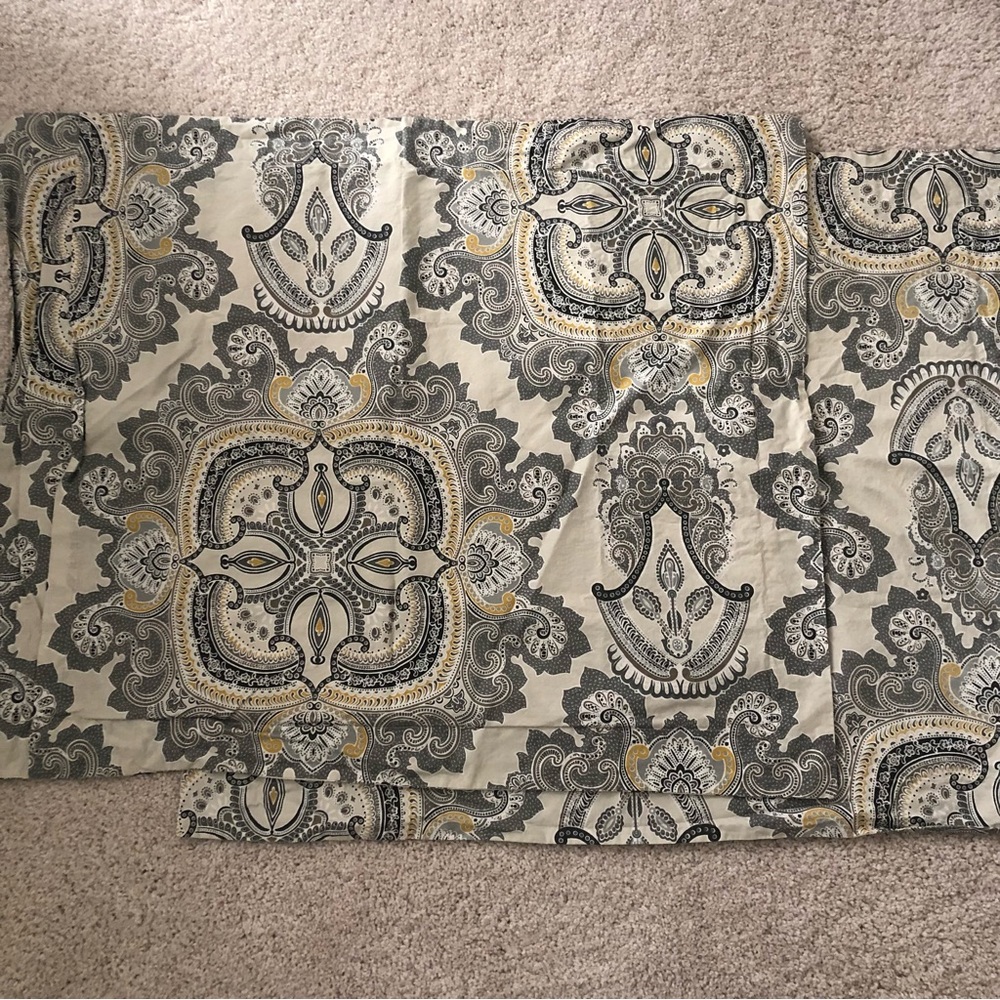 Pottery Barn set of 2 Ainsley medallion shams